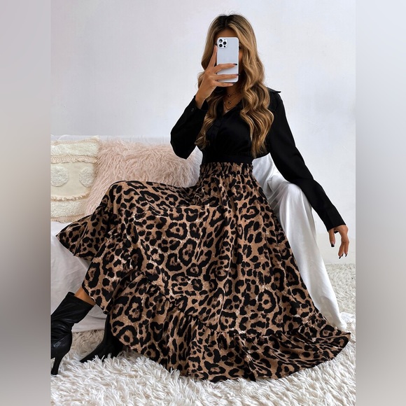 Shein leopard print skirt - Picture 3 of 3